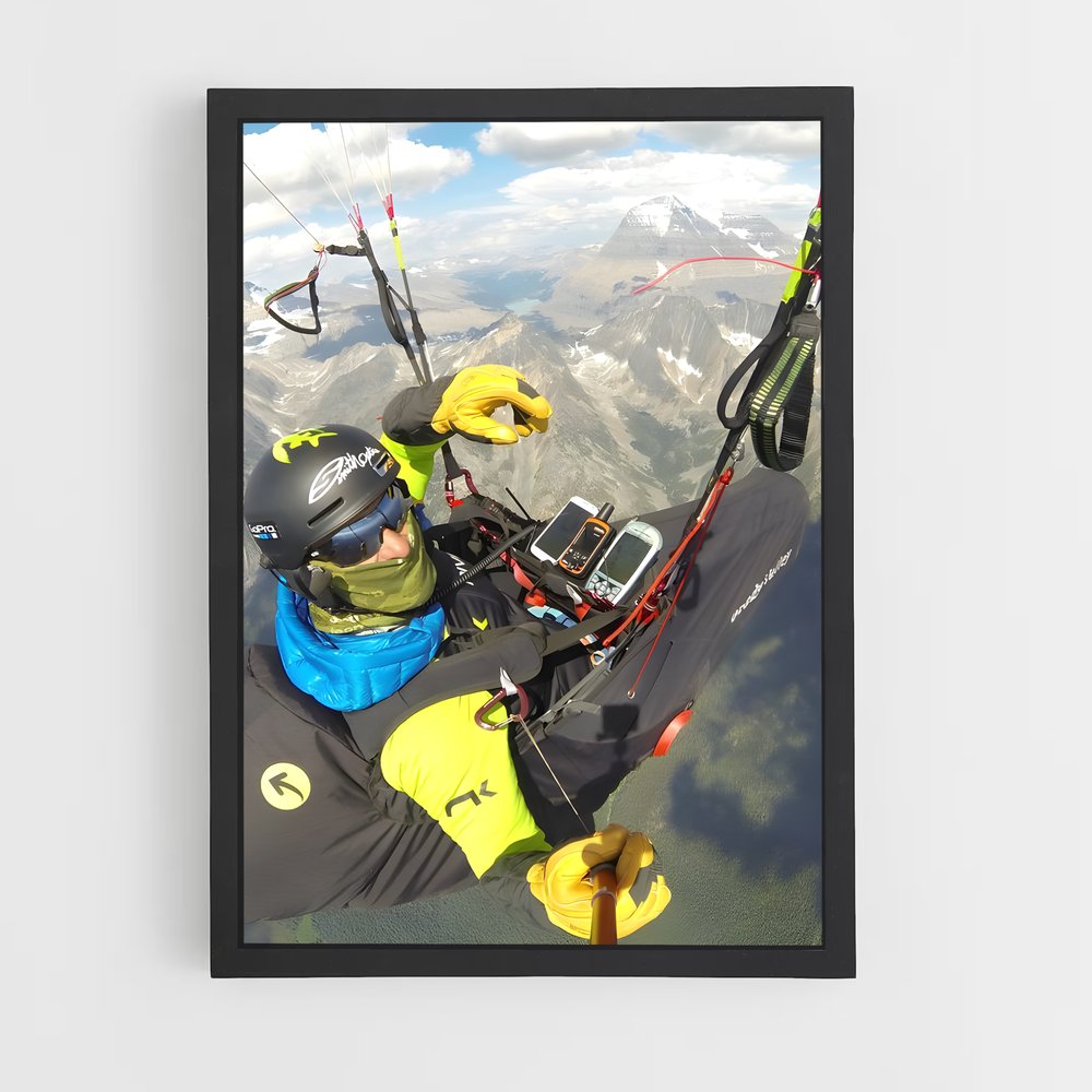 Poster Parades Célestes – affiche Parapente (vue 2)